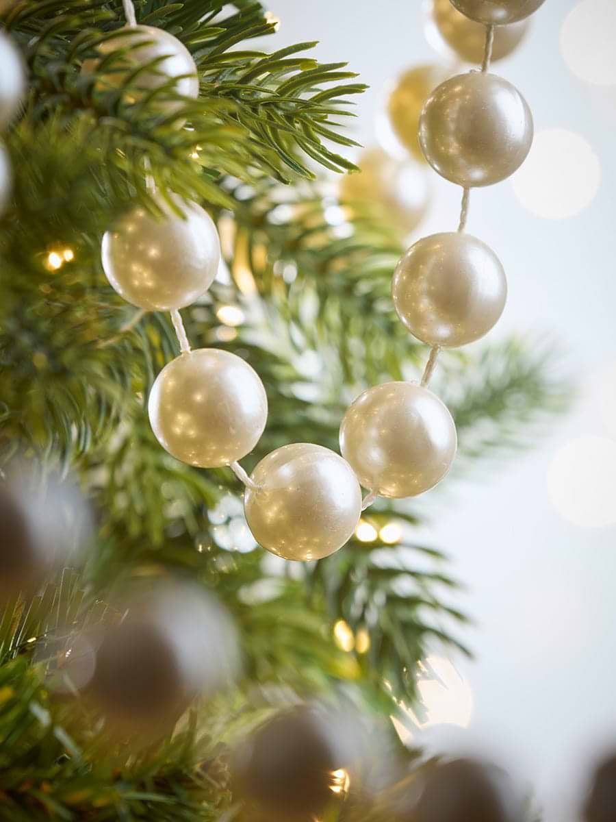 Faux Pearl Beaded Garland - Large