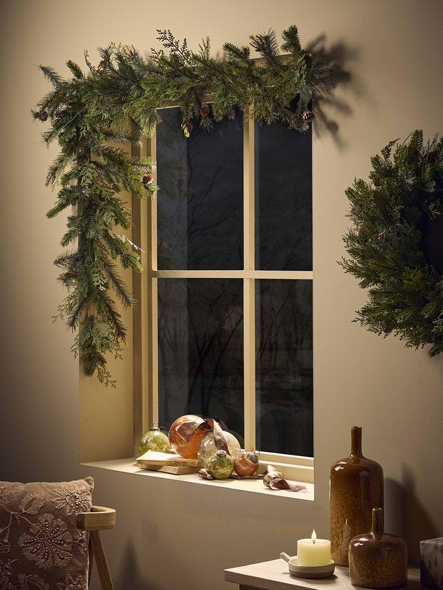 Foraged Pine Cone Garland