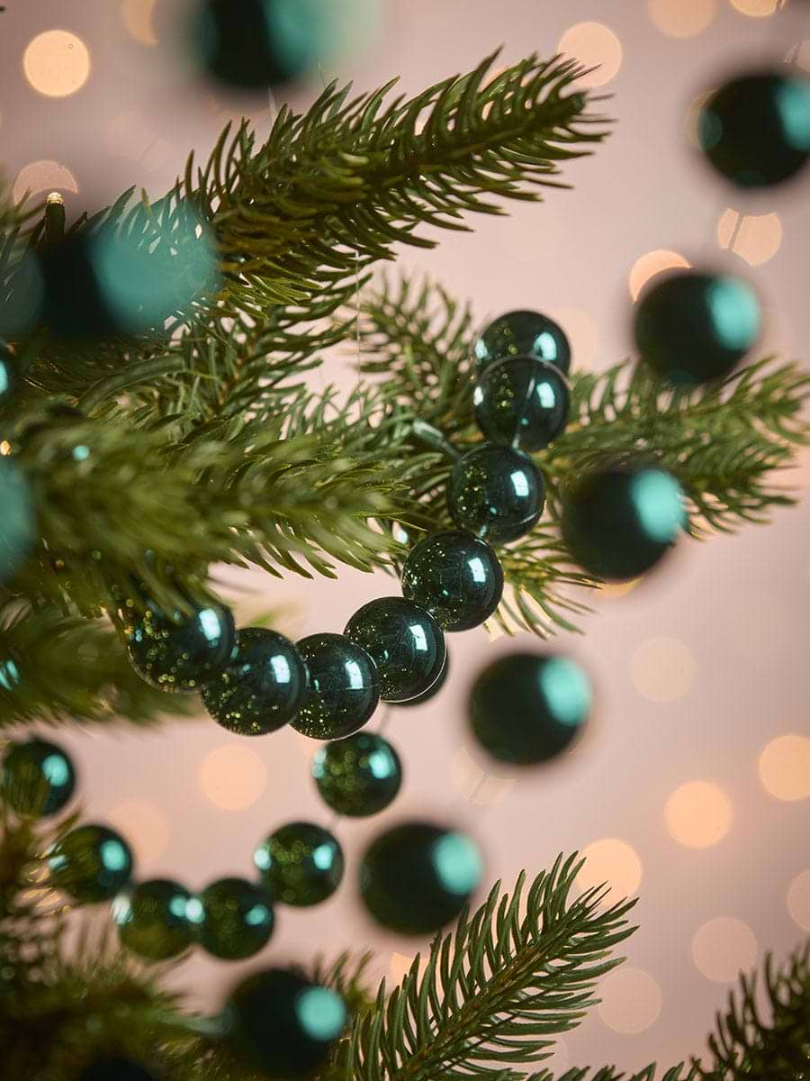 Teal Beaded Garland