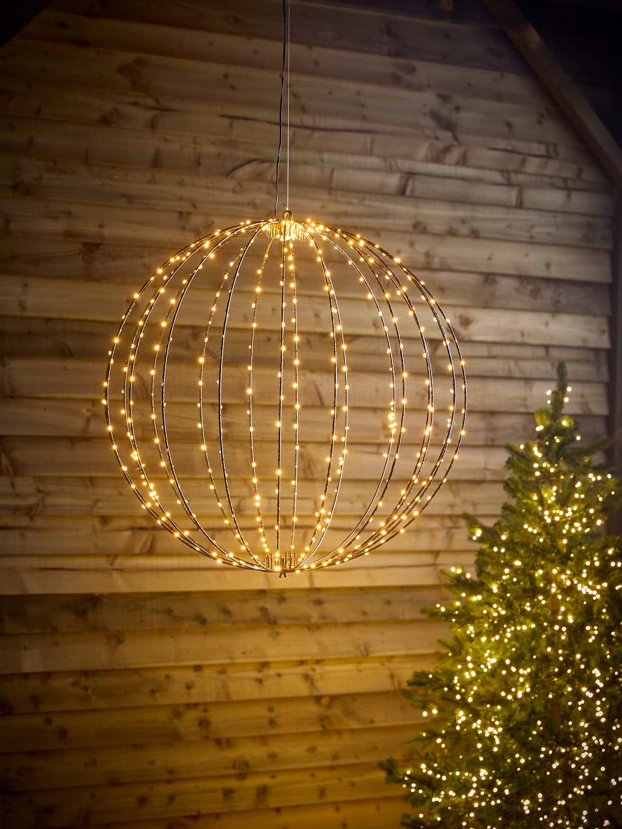 Light Up Hanging Sphere - Extra Large