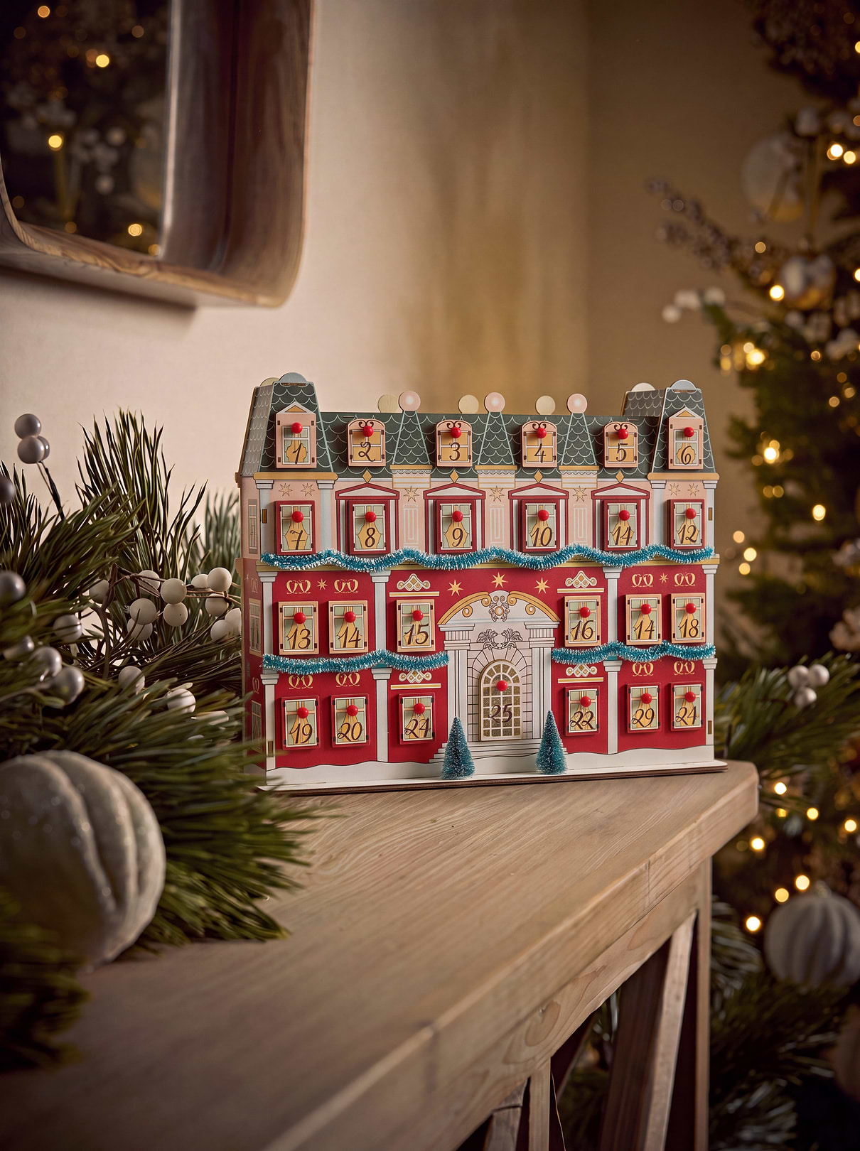 Traditional Wooden Advent House