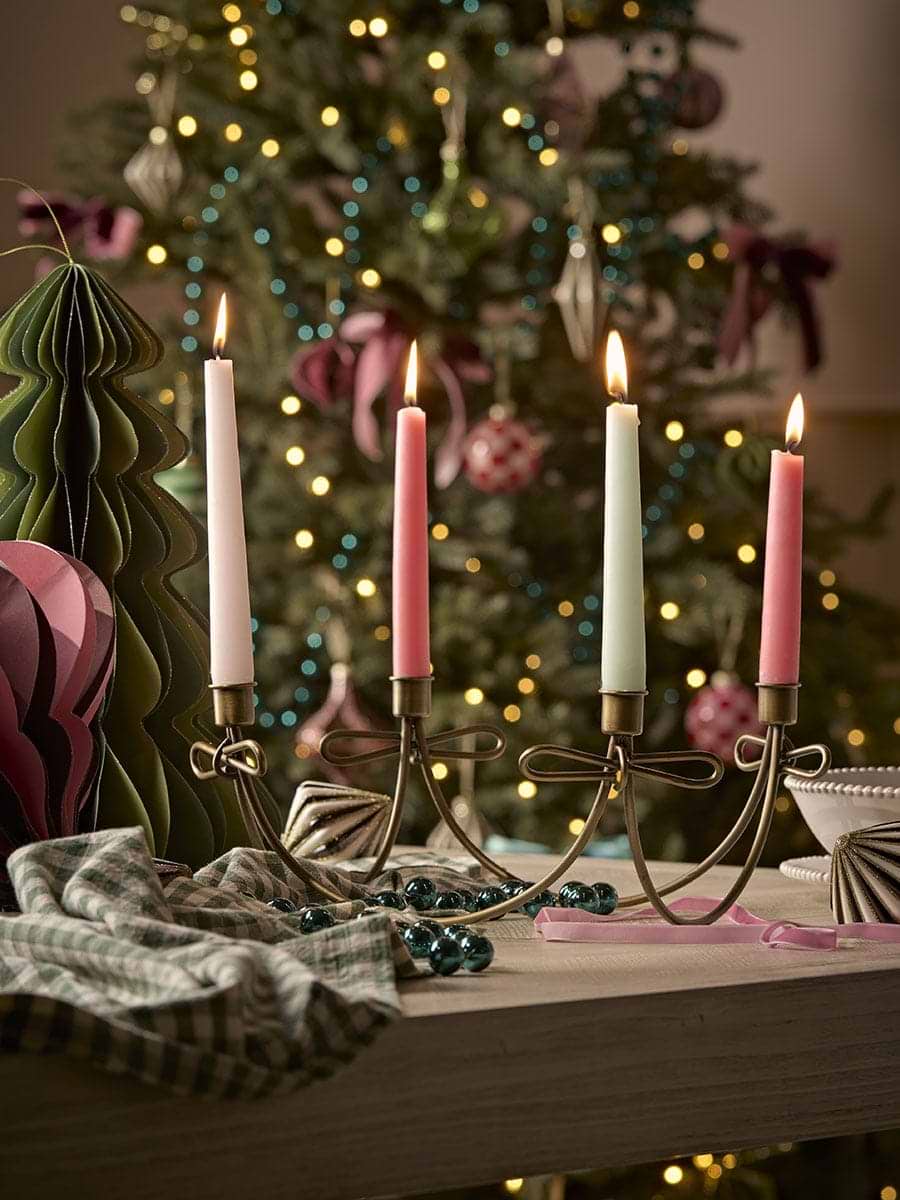 Jolly Bow Candle Holder