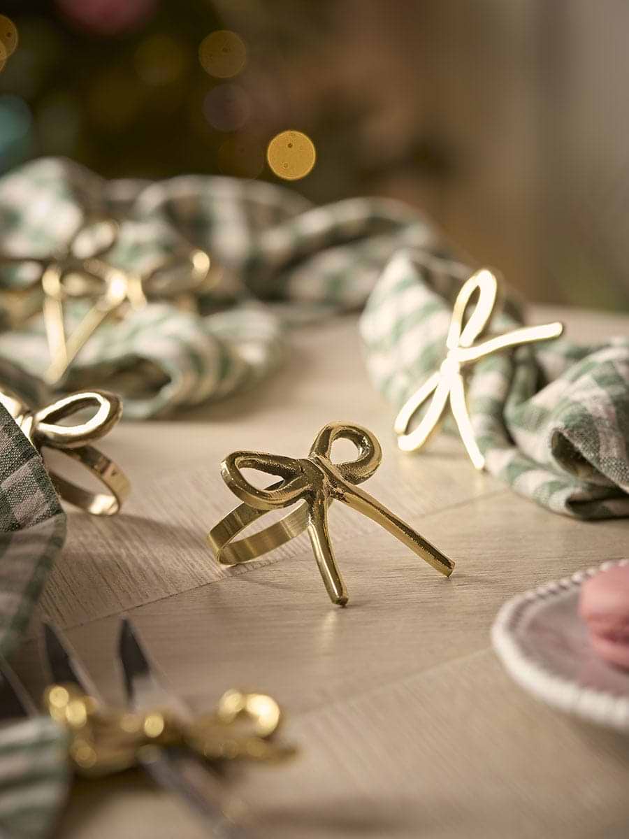 Jolly Bow Napkin Rings