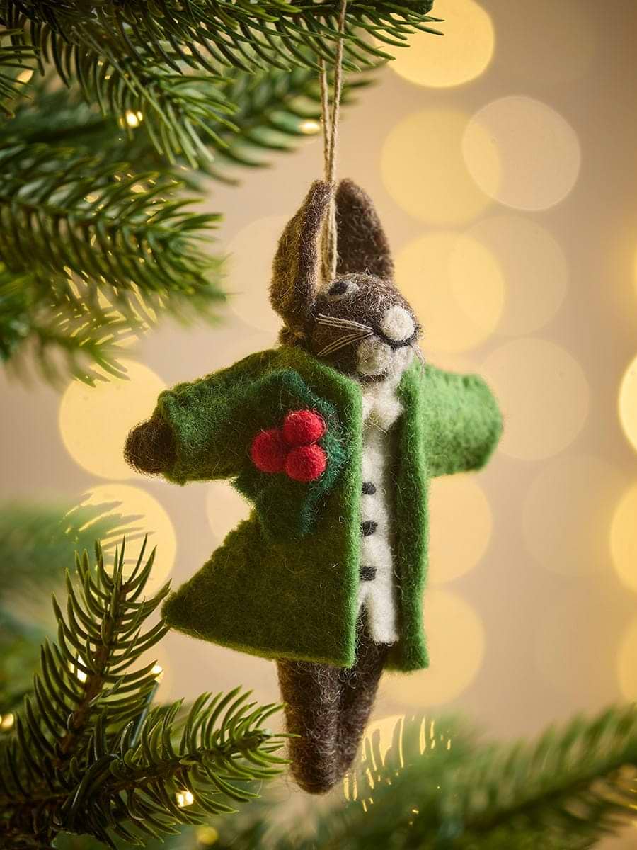 Christmas Felt Hare