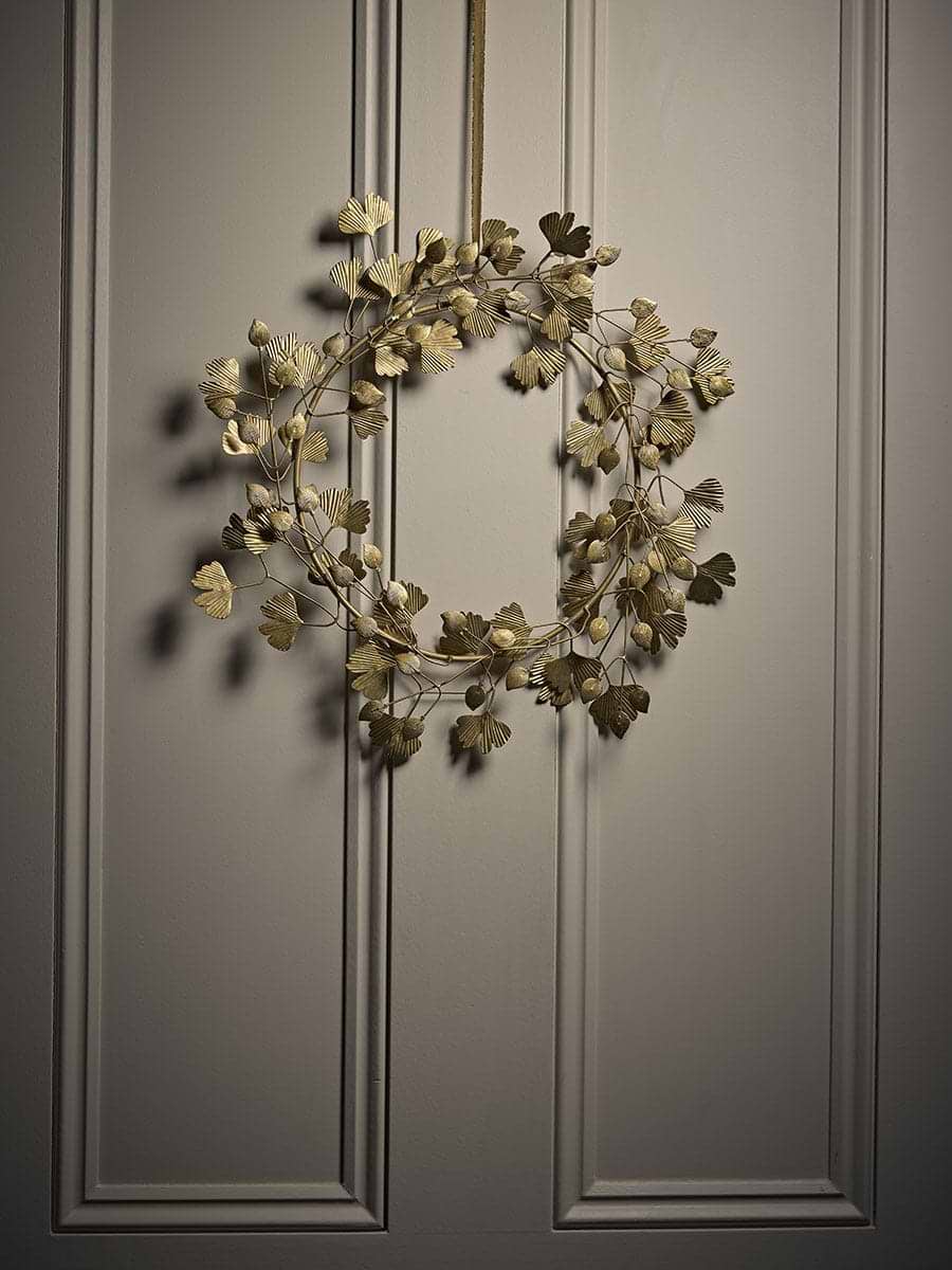 Ginkgo Leaf Wreath