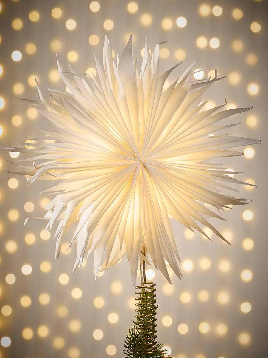 Paper Star Tree Topper