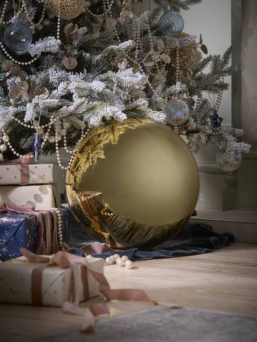 Supersized Bauble - Gold - 40cm