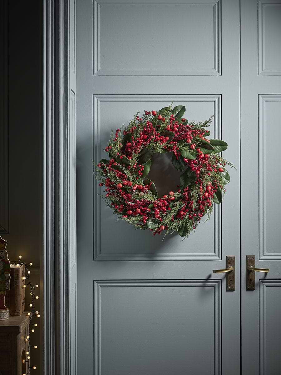 Winter Pine Berry Wreath