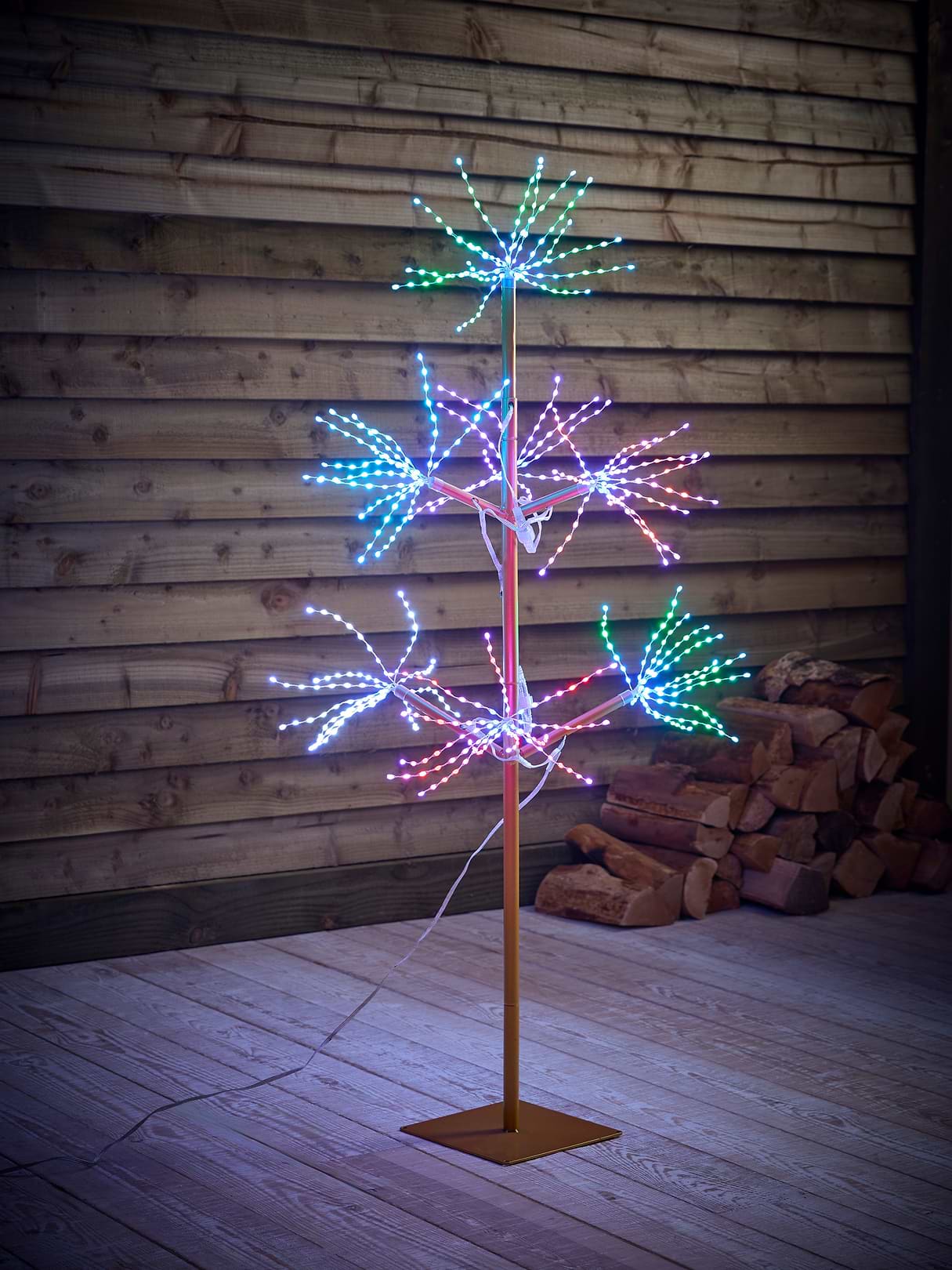 Colour Changeable Remote Controlled Firework Tree - Small