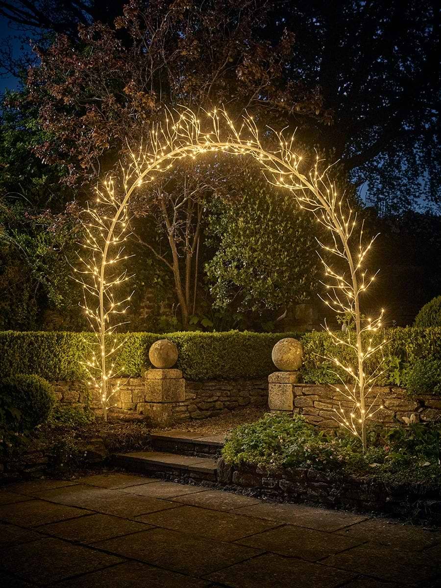 Twinkle Warm White LED Light Up Arch