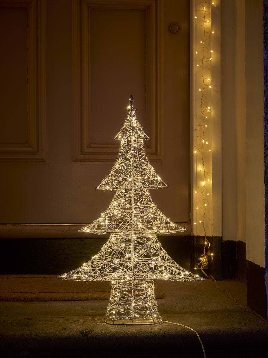 Twisted Wire LED Light Up Christmas Tree