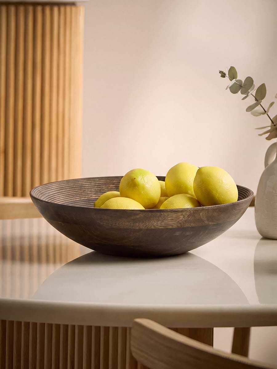 Dark Mango Wood Bowl - Small