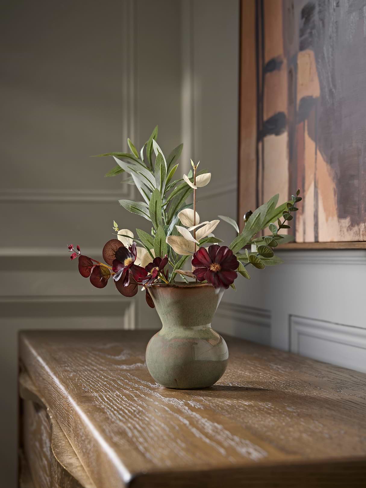 Copper Reactive Glaze Vase