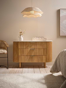 Maeva Fluted Chest Of Drawers