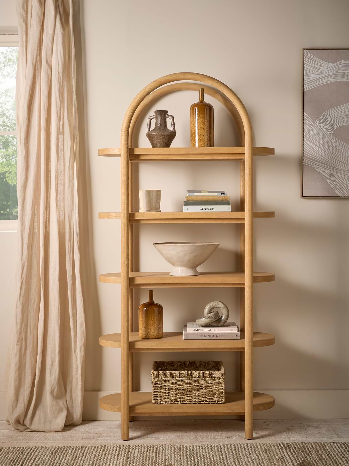 Arched Shelf Unit