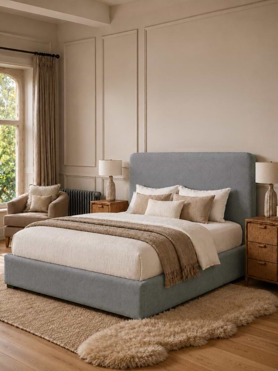 Slate Grey Nils Ottoman Storage Bed