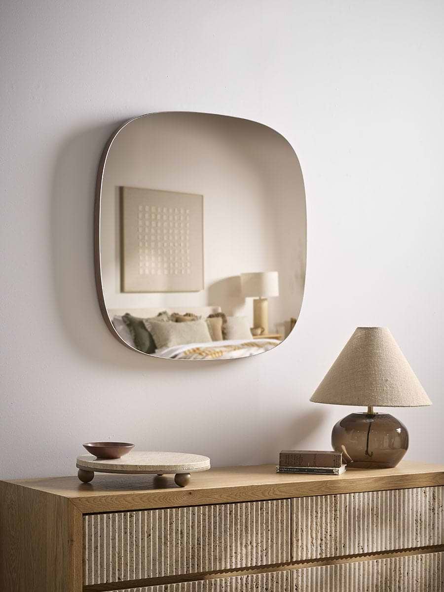 Black Walnut Framed Mirror
