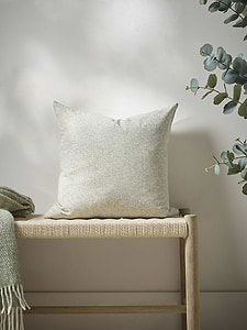 Indira Hand Block Printed Cushion Cover - Dusky Sage