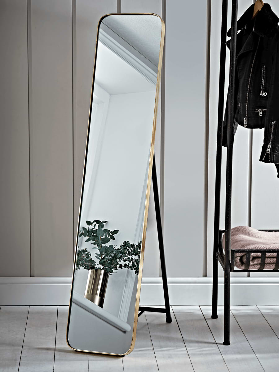 Aurum Brass Full Length Mirror