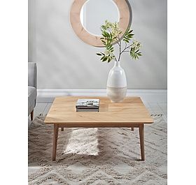 Chevron Oak Coffee Table