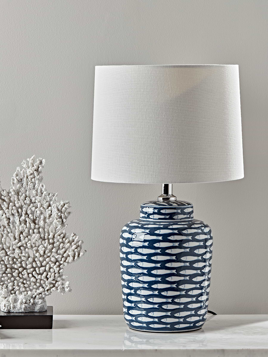 Blue Fish Table Lamp