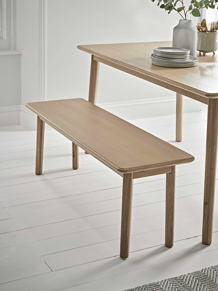 Oslo Oak Long Bench