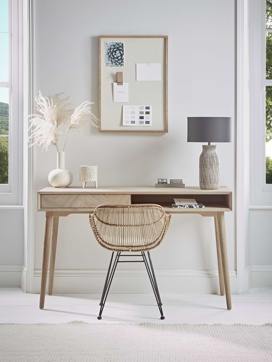 Chevron Oak Desk