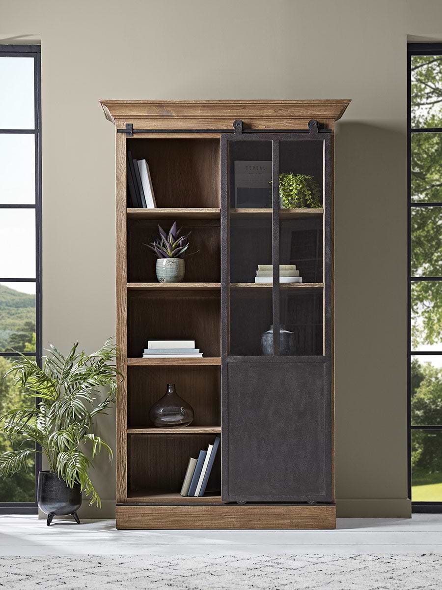 Industrial Sliding Door Display Cabinet