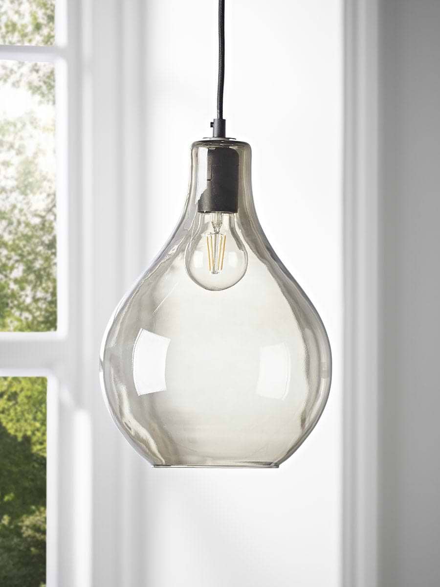 Teardrop Pendant - Grey