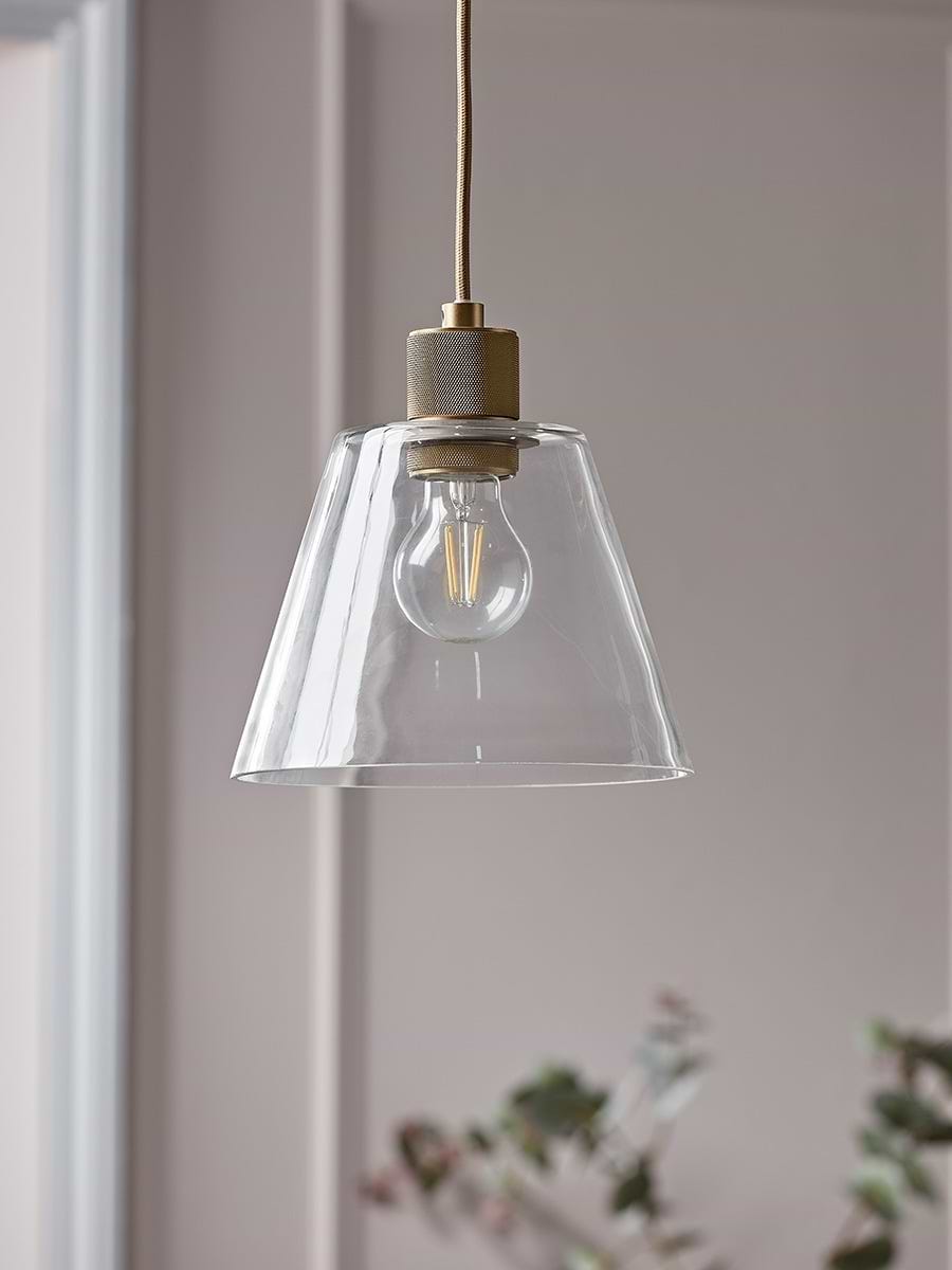 Glass Tapered Pendant