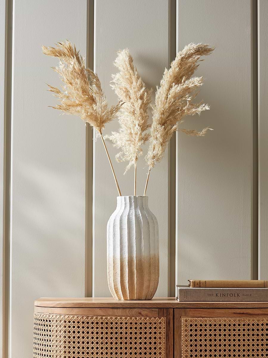 Two Tone Textured Vase