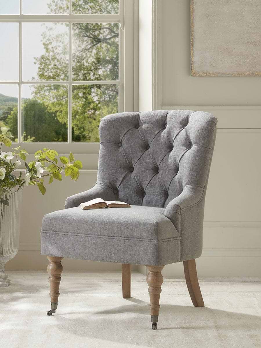 Buttoned Back Occasional Chair