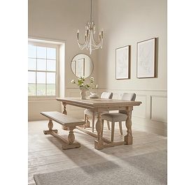 Adina Extendable Rectangle Dining Table - 6 to 8 Seater