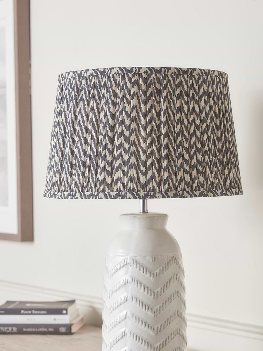 Black Tapered Chevron Shade - Large