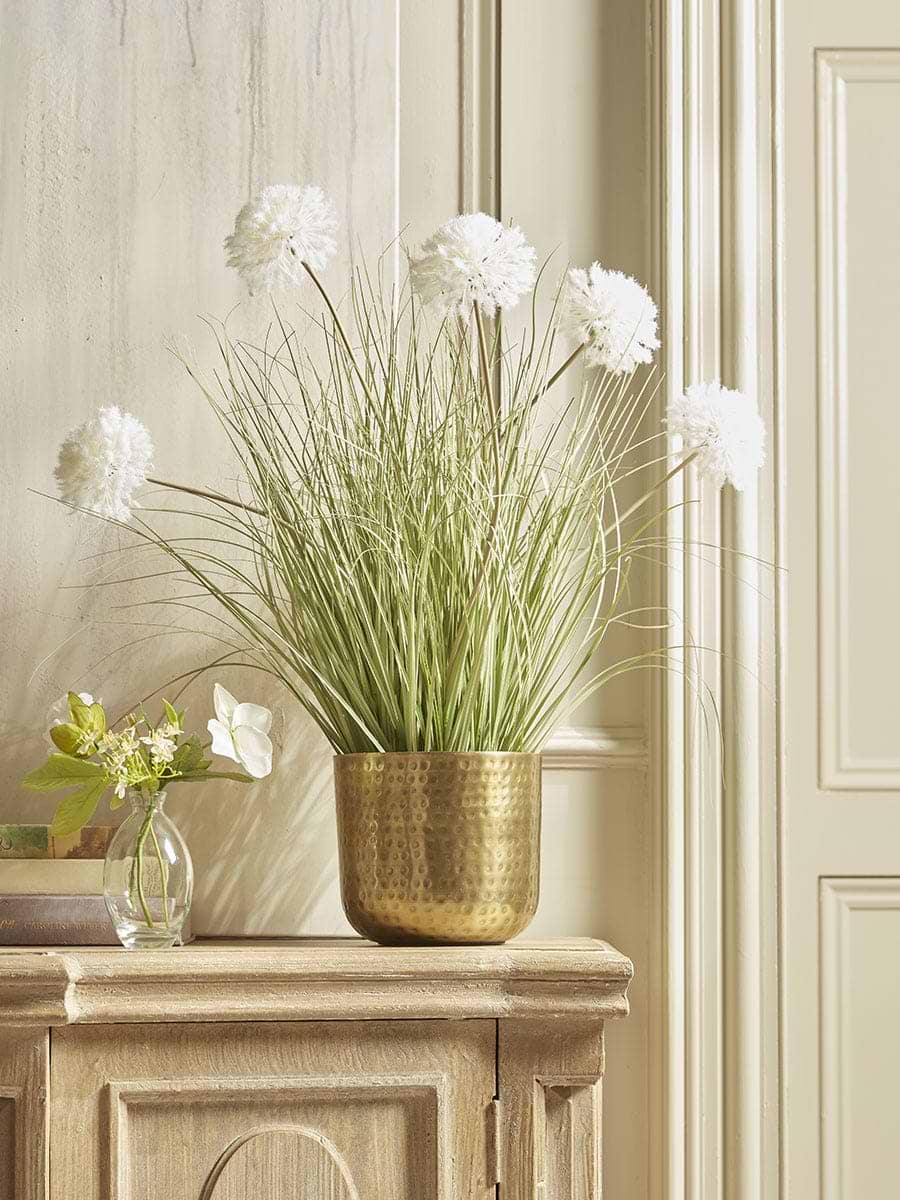 Faux Potted Allium - Small