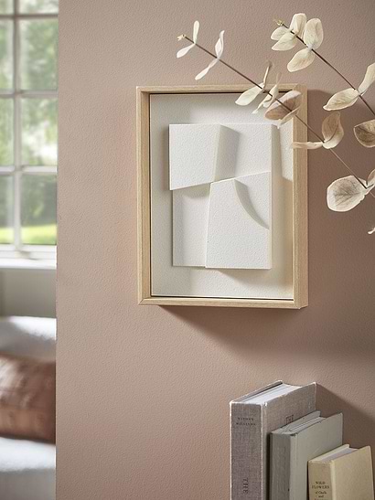Miniature Layered Framed Abstract Canvas