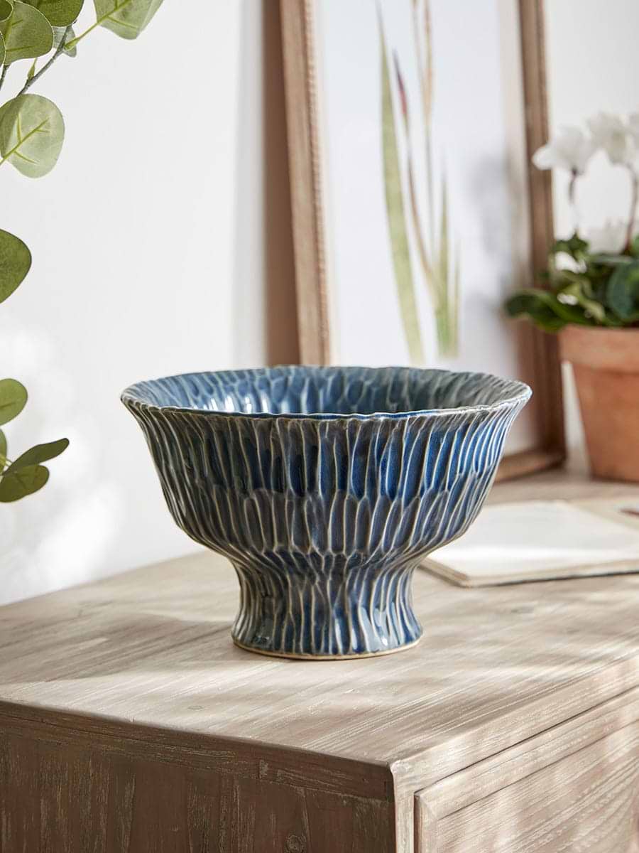 Standing Glazed Bowl