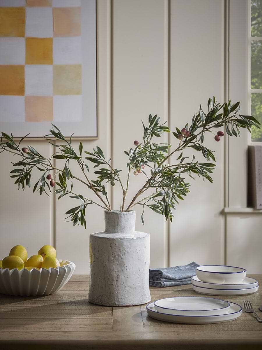Three Faux Fruiting Olive Sprays