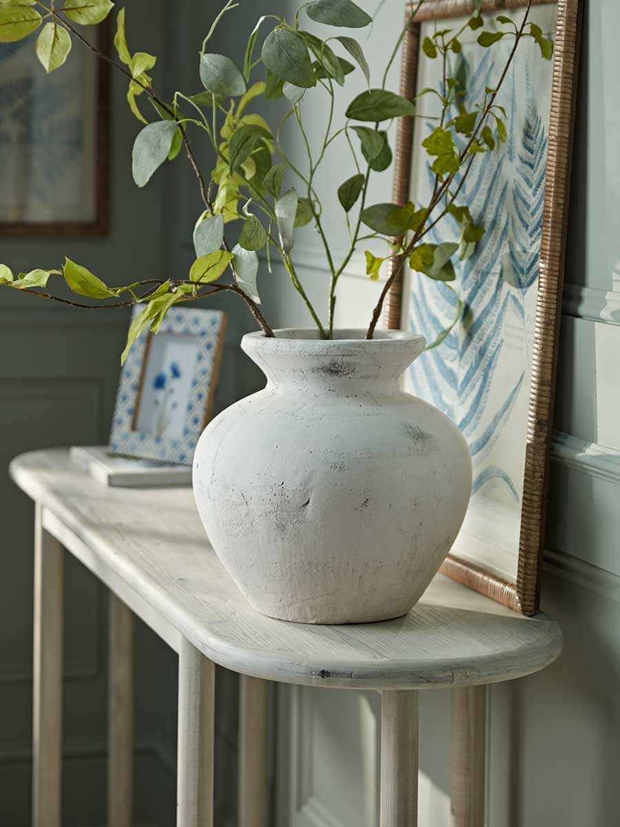 Mae Aged Stone Effect Vase