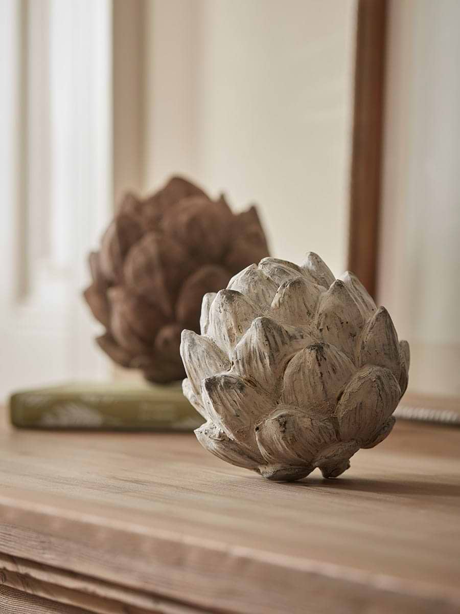 Decorative Artichoke - Whitewashed