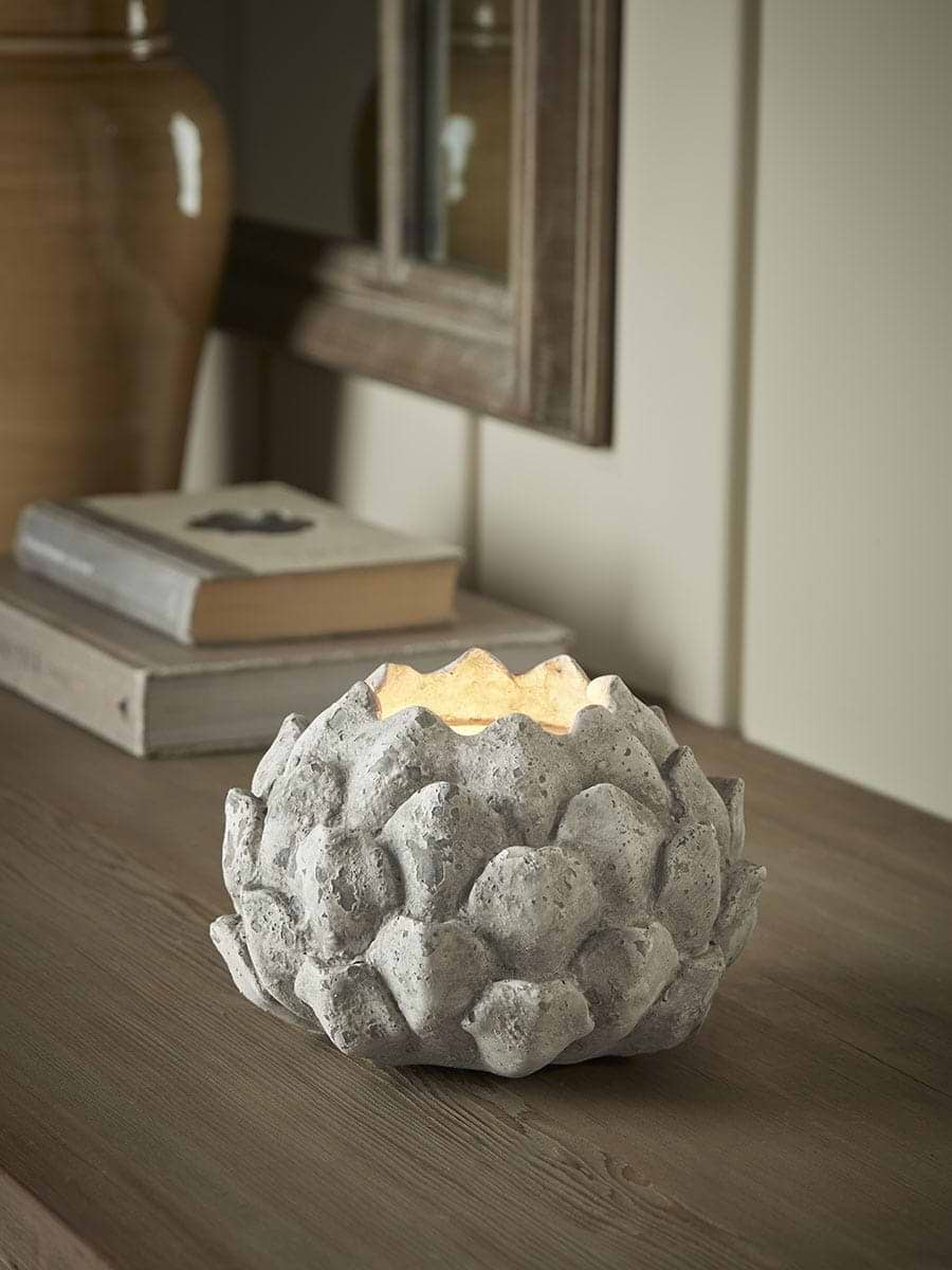 Distressed Artichoke Tealight Holder