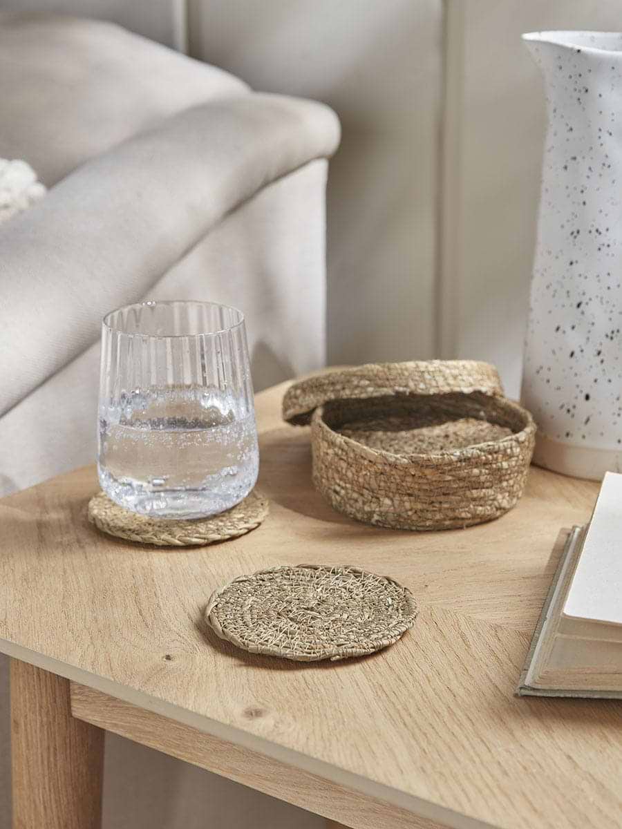 Seagrass Coaster Set