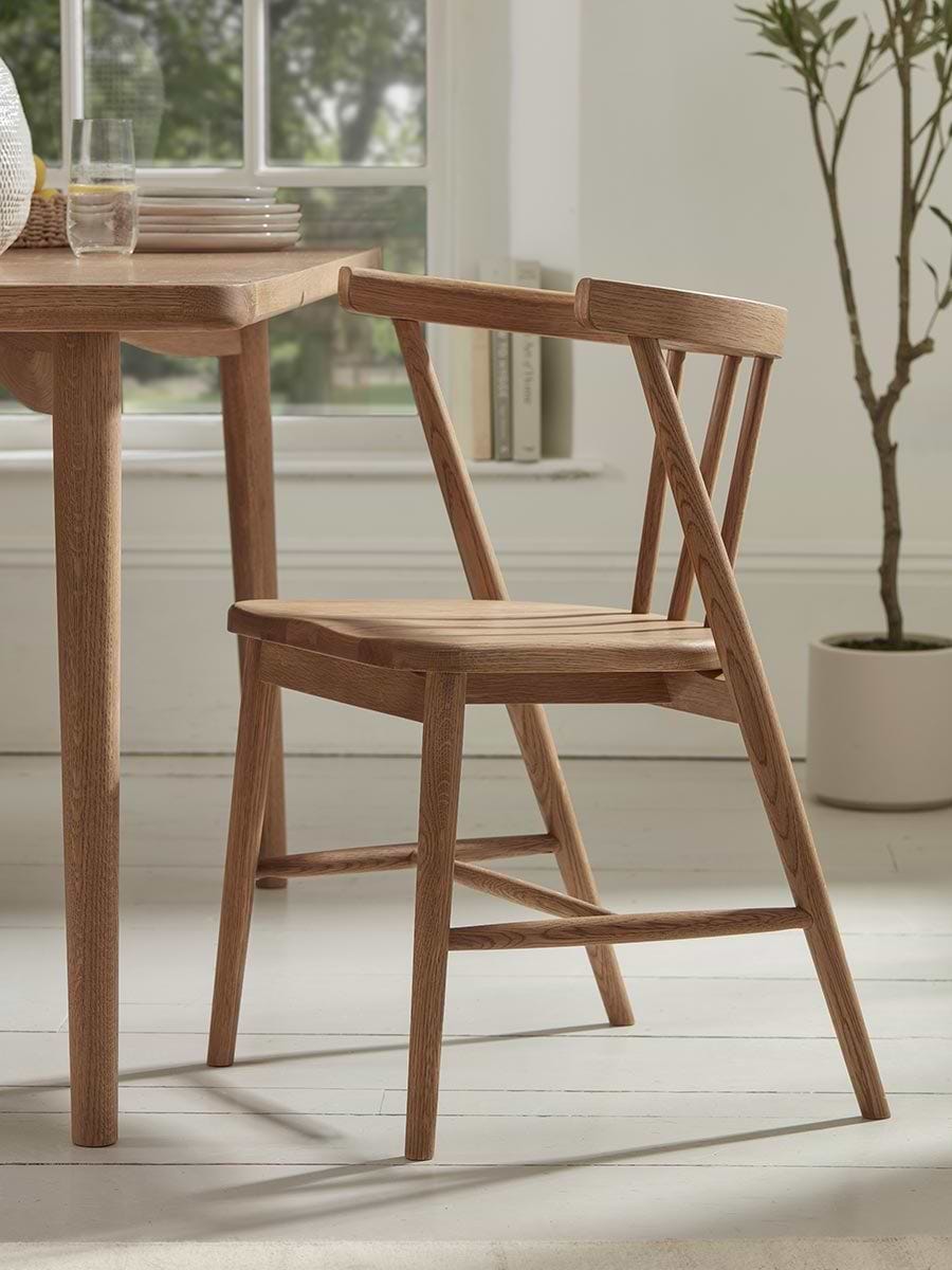 Weathered Oak Dining Chair
