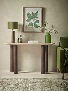 Travertine Console