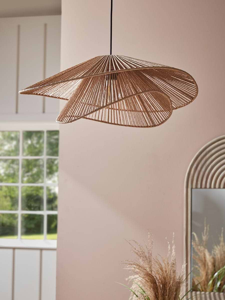 Double Layered Woven Pendant