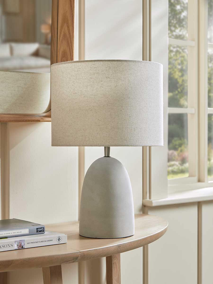 Tapered Concrete Table Lamp