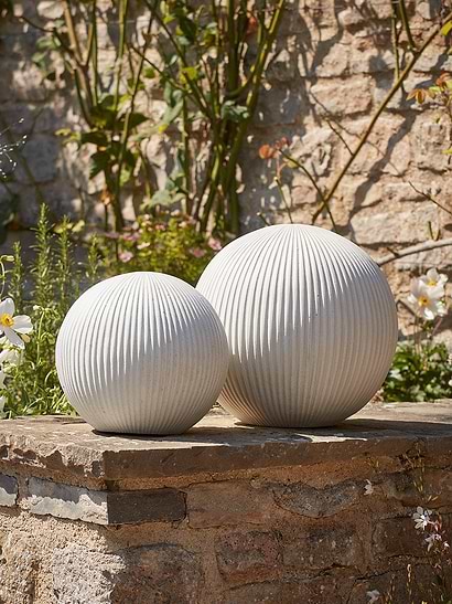 Decorative Fluted Sphere