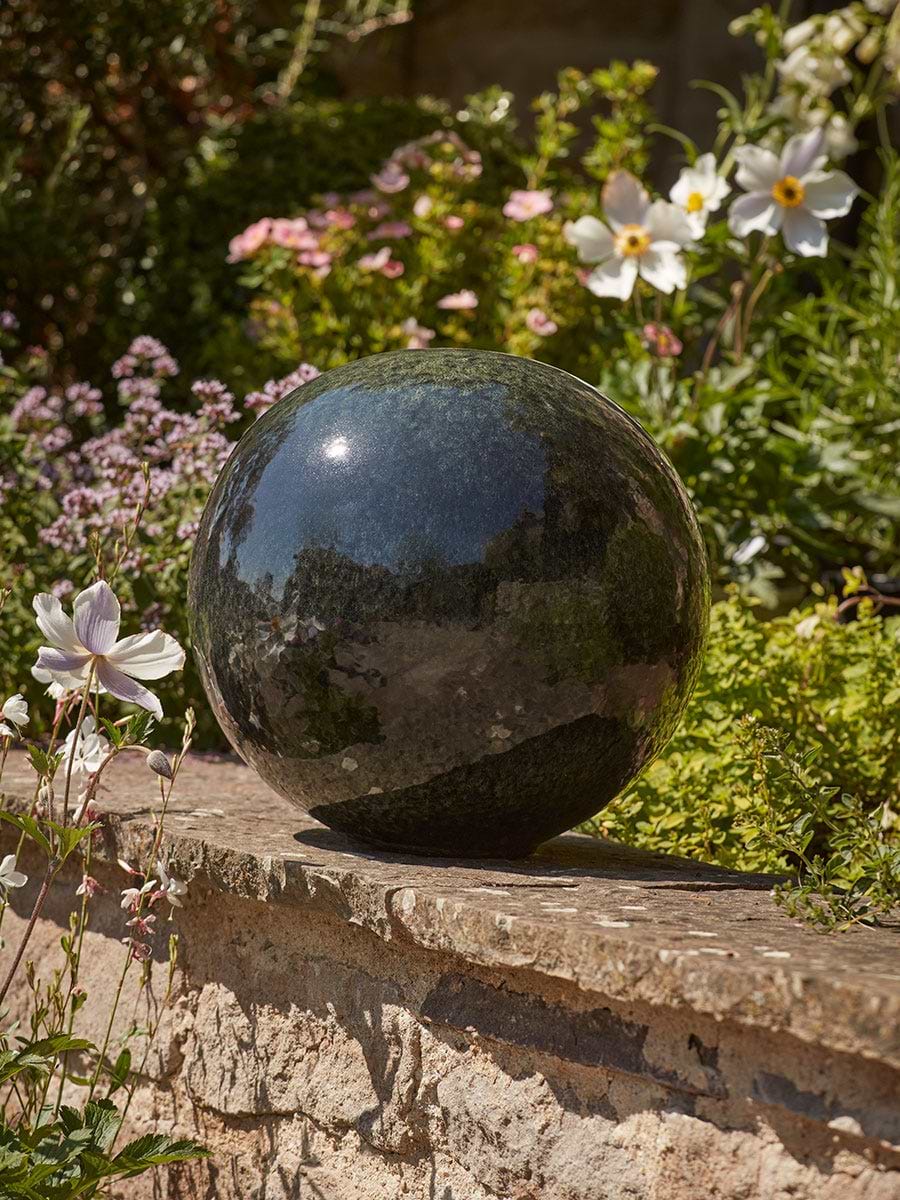 Olive Glazed Orb - Small