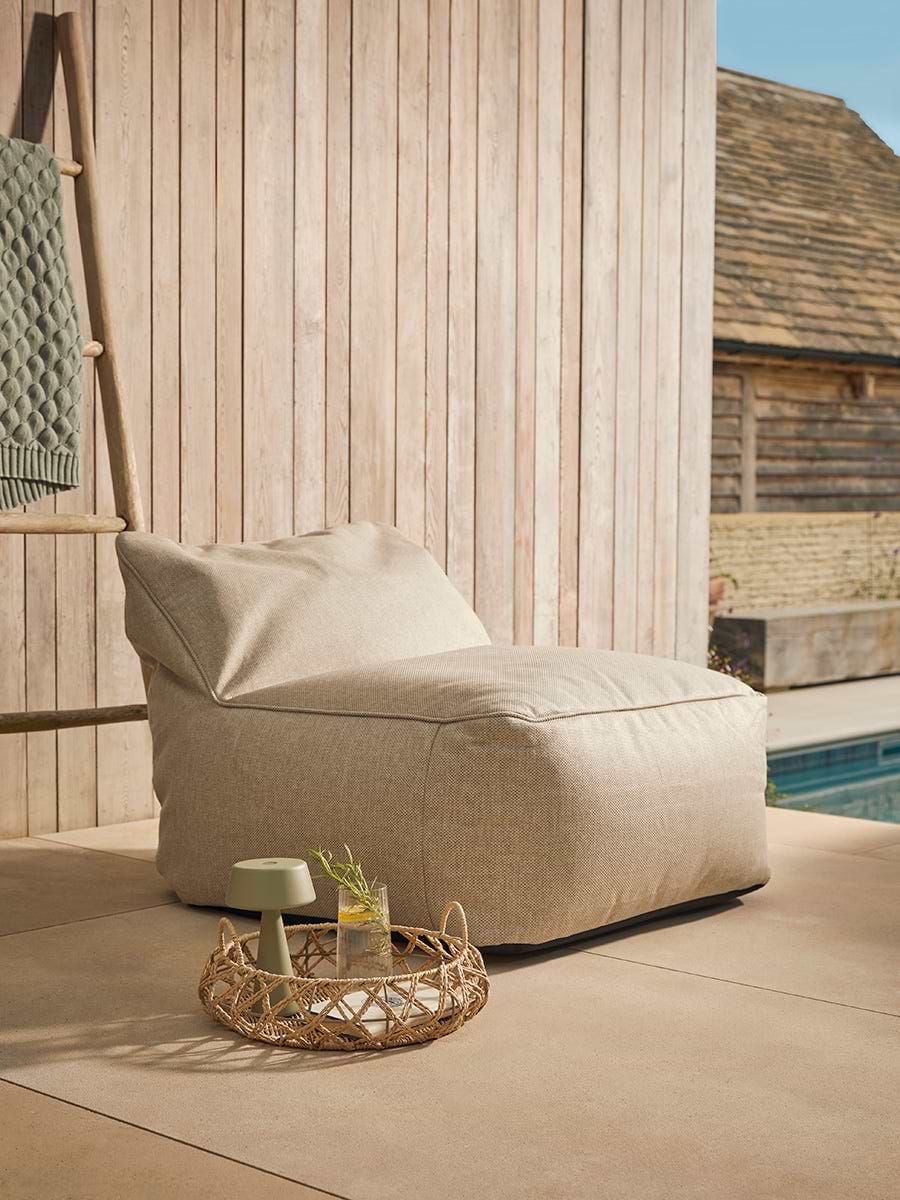 Harlington Indoor Outdoor Beanbag Chair - Sand
