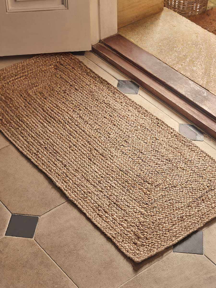 Braided Jute Doormat - Double
